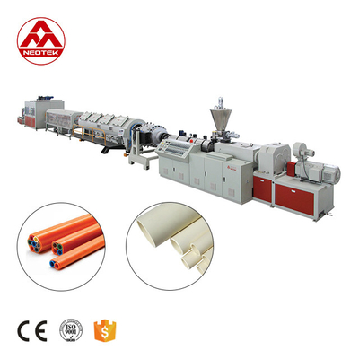 Линия экструзирования PVC труб с двойным винтом для ABS PPR Polystyrene LDPE на производственном заводе