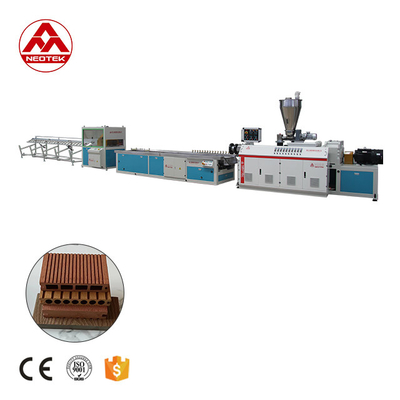 YF240 PP PE Base WPC Extrusion Line с мощностью 12800 KG и скоростью винта 32,9 об/мин