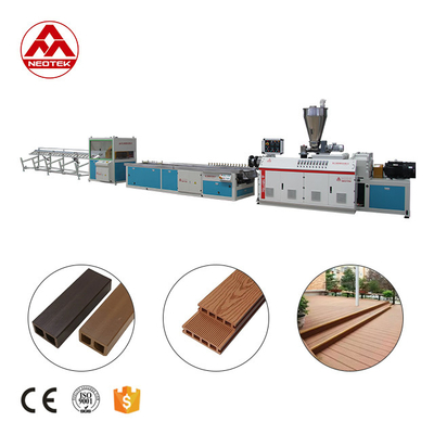 YF300 PP PE Base WPC Extrusion Line с совместно вращающимся коническим двойным винтом и 36 оборотов в минуту
