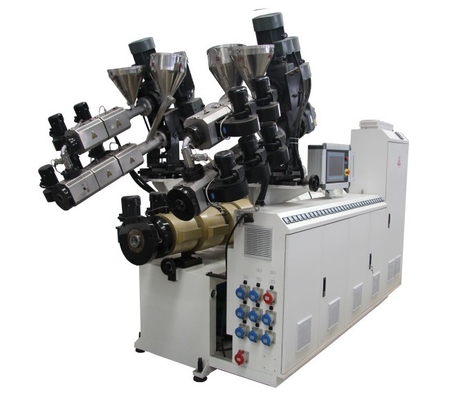 YF300 PP PE Base WPC Extrusion Line с совместно вращающимся коническим двойным винтом и 36 оборотов в минуту